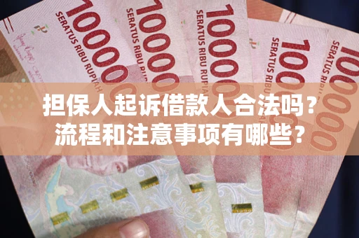 北京担保人起诉借款人合法吗？流程和注意事项有哪些？