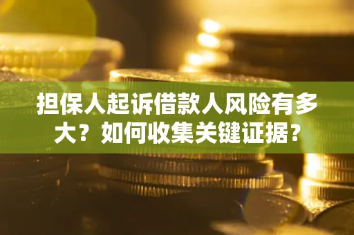 北京担保人起诉借款人风险有多大？如何收集关键证据？