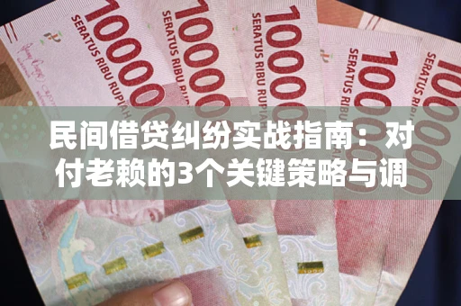 北京民间借贷纠纷实战指南：对付老赖的3个关键策略与调解盲区解析