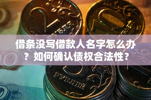 北京借条没写借款人名字怎么办？如何确认债权合法性？