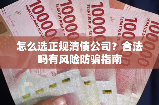 北京怎么选正规清债公司？合法吗有风险防骗指南