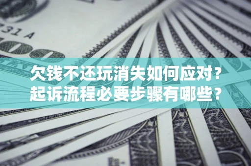 北京欠钱不还玩消失如何应对？起诉流程必要步骤有哪些？